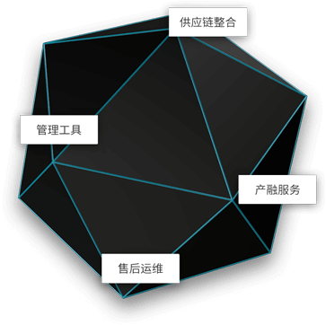 管理工具、供應鏈整合、產融服務、售后運維